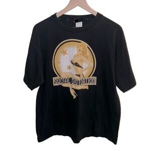 VINTAGE SOCIAL DISTORTION band graphic tshirt XL